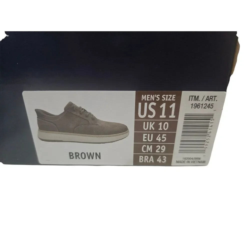 Skechers Men's Swift Fit Casual Shoe Brown 11 Hands Free